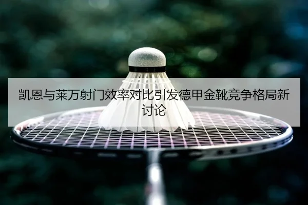 凯恩与莱万射门效率对比引发德甲金靴竞争格局新讨论
